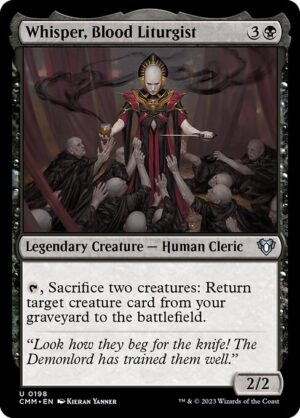 Whisper, Blood Liturgist<br /><span class="collector-number">Collector No. 198</span>