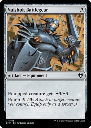 Vulshok Battlegear<br /><span class="collector-number">Collector No. 418</span>