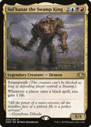 Sol'kanar the Swamp King<br /><span class="collector-number">Collector No. 200</span>