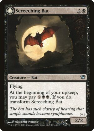 Screeching Bat // Stalking Vampire<br /><span class="collector-number">Collector No. 114</span>