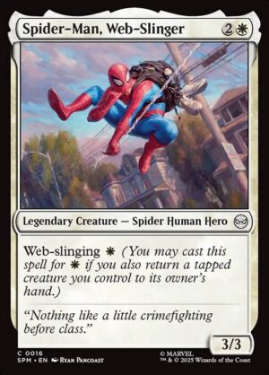 Spider-Man, Web-Slinger - Foil<br /><span class="collector-number">Collector No. 16</span>
