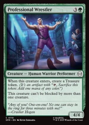 Professional Wrestler - Foil<br /><span class="collector-number">Collector No. 110</span>