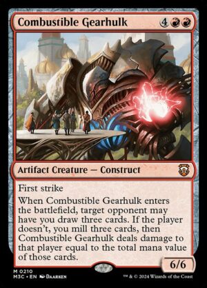 Combustible Gearhulk<br /><span class="collector-number">Collector No. 210</span>