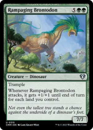 Rampaging Brontodon<br /><span class="collector-number">Collector No. 315</span>