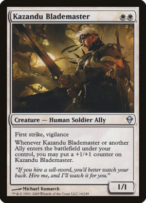 Kazandu Blademaster<br /><span class="collector-number">Collector No. 16</span>