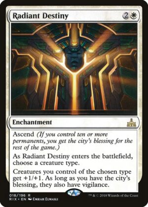 Radiant Destiny - Foil<br /><span class="collector-number">Collector No. 18</span>