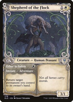 Shepherd of the Flock // Usher to Safety<br /><span class="collector-number">Collector No. 278</span>