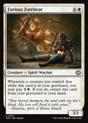 Furious Forebear<br /><span class="collector-number">Collector No. 13</span>