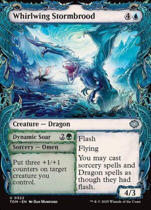 Whirlwing Stormbrood // Dynamic Soar<br /><span class="collector-number">Collector No. 322</span>