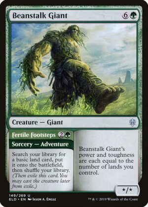 Beanstalk Giant // Fertile Footsteps - Foil<br /><span class="collector-number">Collector No. 149</span>