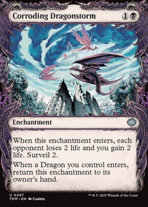 Corroding Dragonstorm<br /><span class="collector-number">Collector No. 297</span>