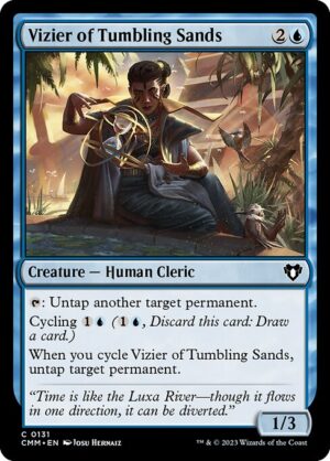 Vizier of Tumbling Sands - Foil<br /><span class="collector-number">Collector No. 131</span>