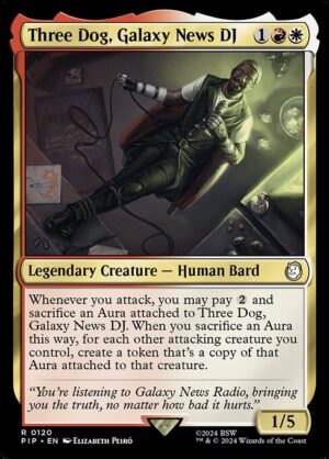 Three Dog, Galaxy News DJ - Foil<br /><span class="collector-number">Collector No. 120</span>
