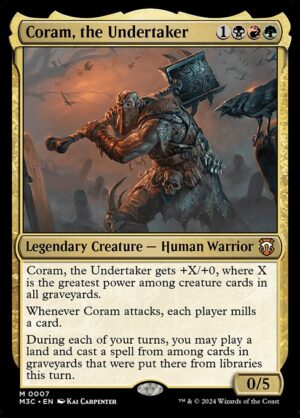 Coram, the Undertaker - Foil<br /><span class="collector-number">Collector No. 7</span>