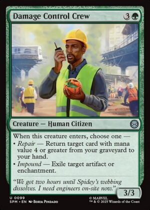 Damage Control Crew - Foil<br /><span class="collector-number">Collector No. 99</span>