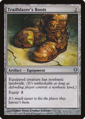 Trailblazer's Boots<br /><span class="collector-number">Collector No. 208</span>