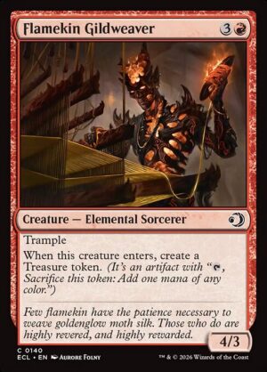 Flamekin Gildweaver<br /><span class="collector-number">Collector No. 140</span>