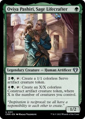 Oviya Pashiri, Sage Lifecrafter - Foil<br /><span class="collector-number">Collector No. 311</span>
