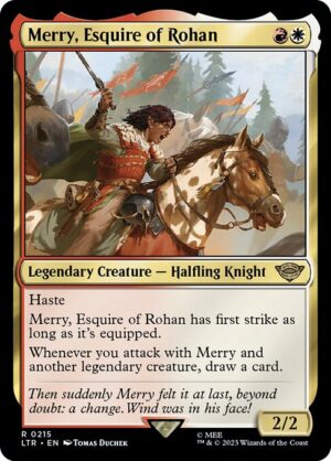 Merry, Esquire of Rohan<br /><span class="collector-number">Collector No. 215</span>