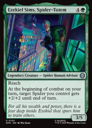 Ezekiel Sims, Spider-Totem - Foil<br /><span class="collector-number">Collector No. 100</span>
