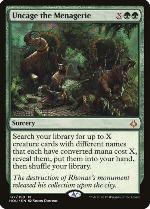 Uncage the Menagerie - Foil<br /><span class="collector-number">Collector No. 137</span>