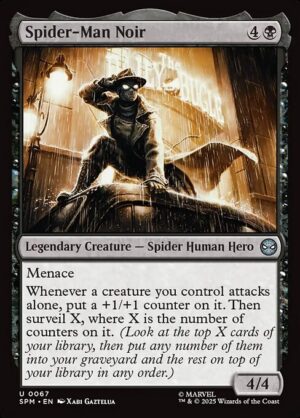 Spider-Man Noir - Foil<br /><span class="collector-number">Collector No. 67</span>