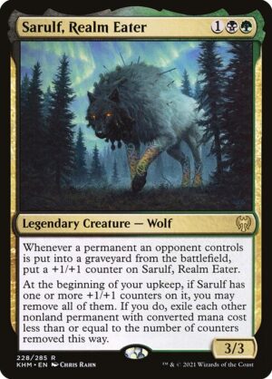 Sarulf, Realm Eater - Foil<br /><span class="collector-number">Collector No. 228</span>