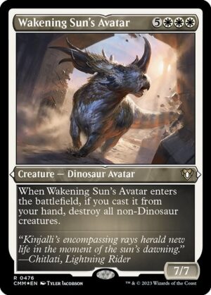 Wakening Sun's Avatar - Etched<br /><span class="collector-number">Collector No. 476</span>
