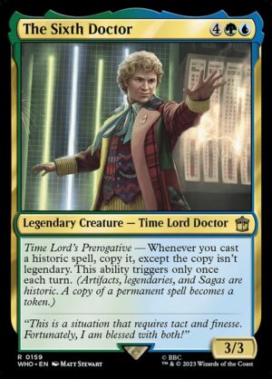 The Sixth Doctor<br /><span class="collector-number">Collector No. 159</span>