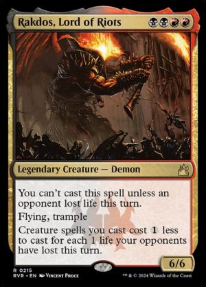 Rakdos, Lord of Riots<br /><span class="collector-number">Collector No. 215</span>