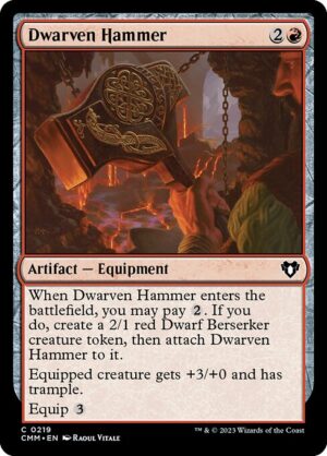 Dwarven Hammer - Foil<br /><span class="collector-number">Collector No. 219</span>