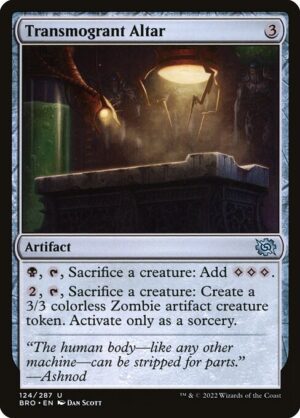 Transmogrant Altar - Foil<br /><span class="collector-number">Collector No. 124</span>