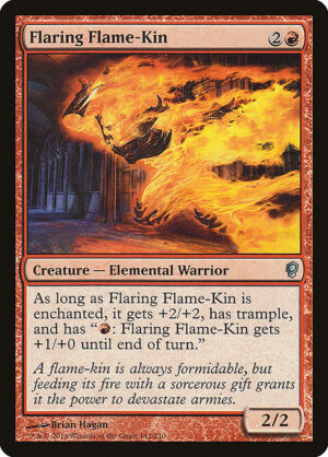 Flaring Flame-Kin<br /><span class="collector-number">Collector No. 142</span>