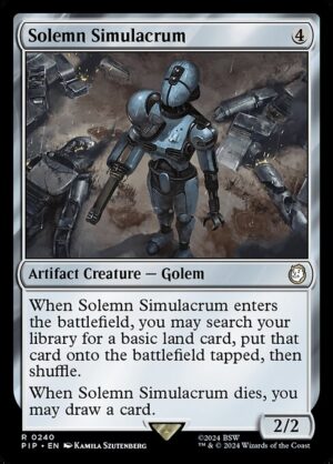 Solemn Simulacrum - Foil<br /><span class="collector-number">Collector No. 240</span>