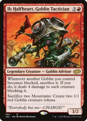 Ib Halfheart, Goblin Tactician<br /><span class="collector-number">Collector No. 554</span>