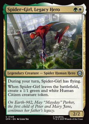 Spider-Girl, Legacy Hero<br /><span class="collector-number">Collector No. 149</span>