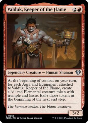 Valduk, Keeper of the Flame<br /><span class="collector-number">Collector No. 266</span>
