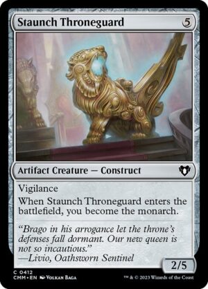 Staunch Throneguard<br /><span class="collector-number">Collector No. 412</span>