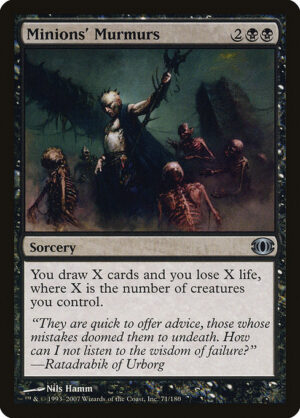 Minions' Murmurs<br /><span class="collector-number">Collector No. 71</span>