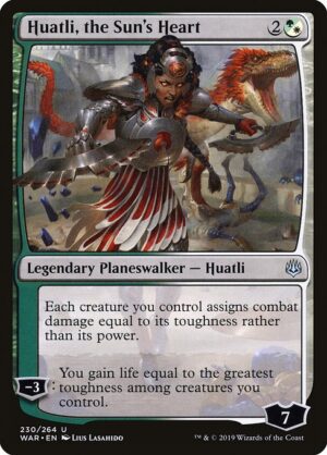 Huatli, the Sun's Heart<br /><span class="collector-number">Collector No. 230</span>