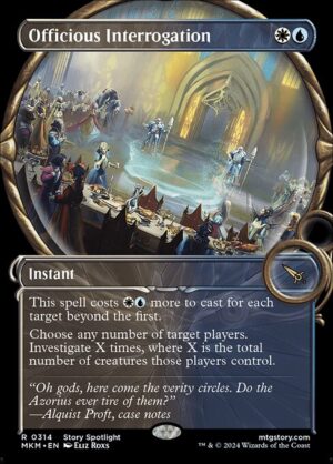 Officious Interrogation - Foil<br /><span class="collector-number">Collector No. 314</span>