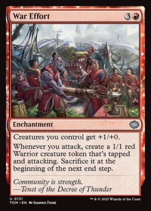 War Effort<br /><span class="collector-number">Collector No. 131</span>