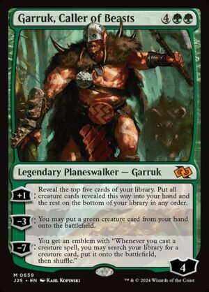 Garruk, Caller of Beasts<br /><span class="collector-number">Collector No. 659</span>