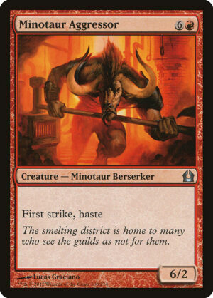 Minotaur Aggressor<br /><span class="collector-number">Collector No. 100</span>