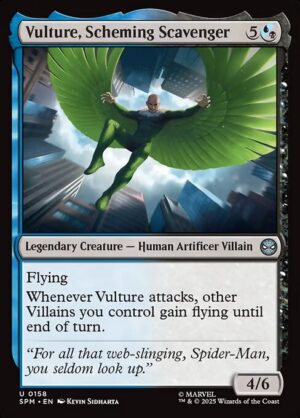 Vulture, Scheming Scavenger - Foil<br /><span class="collector-number">Collector No. 158</span>