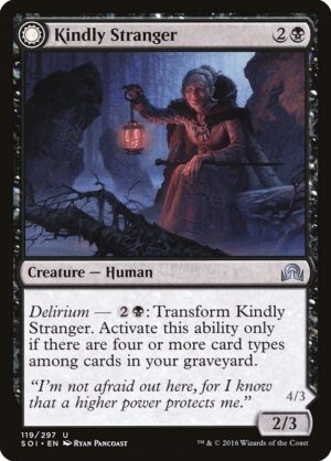 Kindly Stranger // Demon-Possessed Witch<br /><span class="collector-number">Collector No. 119</span>
