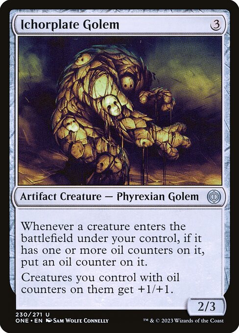 Ichorplate Golem<br /><span class="collector-number">Collector No. 230</span>