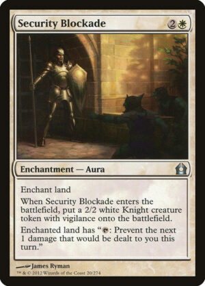 Security Blockade<br /><span class="collector-number">Collector No. 20</span>