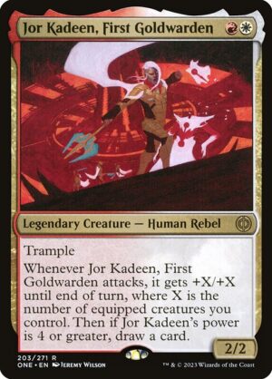 Jor Kadeen, First Goldwarden - Foil<br /><span class="collector-number">Collector No. 203</span>