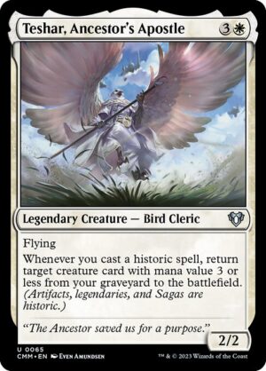 Teshar, Ancestor's Apostle<br /><span class="collector-number">Collector No. 65</span>